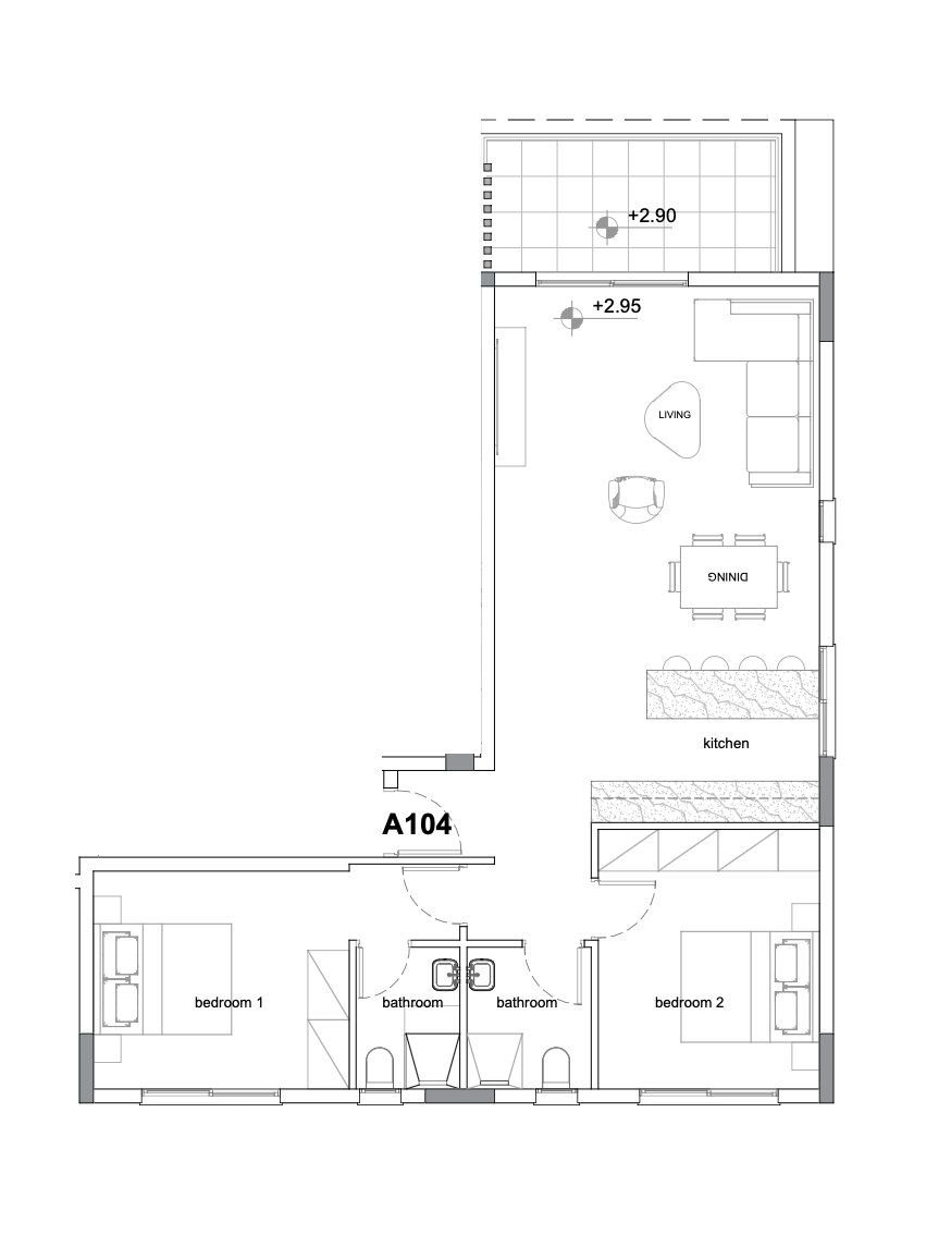 Apartment 104 Virgo